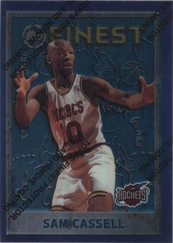 1995-96 Topps Finest - Sam Cassell #90