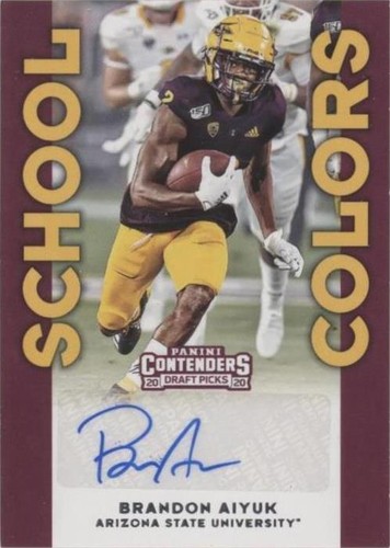 2020 Panini Contenders Draft Picks Brandon Aiyuk #18