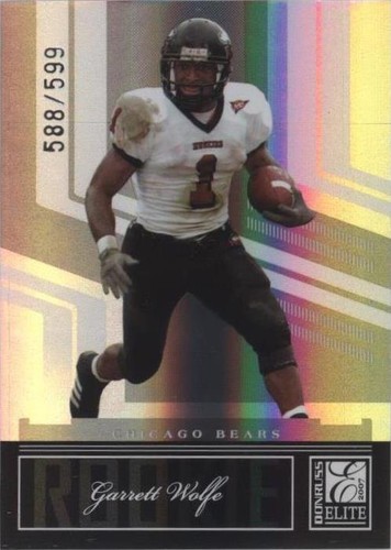 2007 Donruss Elite Garrett Wolfe #140
