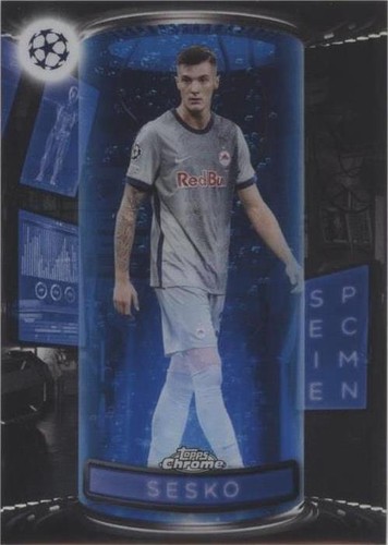 Benjamin Sesko 2022-23 Topps Chrome UEFA Club Wonderkids