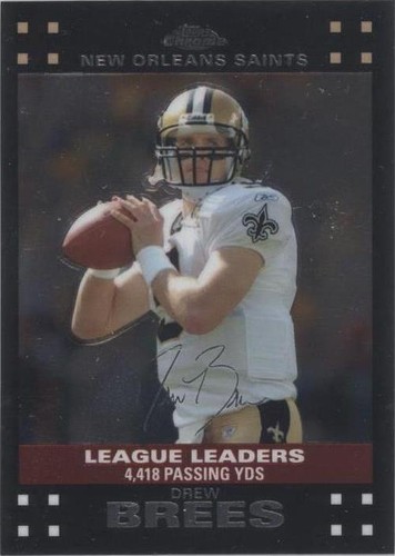 2007 Topps Chrome Drew Brees #TC161