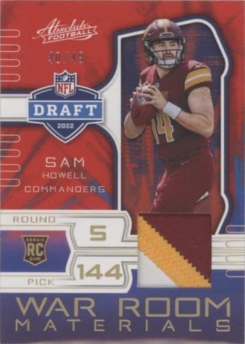 2022 Panini Absolute Sam Howell #5