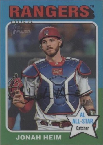 2024 Topps Heritage - Jonah Heim #22