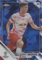 2021-22 Topps Chrome UCL Sapphire Edition Sidney Raebiger #60
