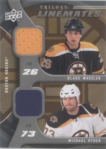 2009-10 Upper Deck Trilogy - Blake Wheeler Michael Ryder #LM-RW