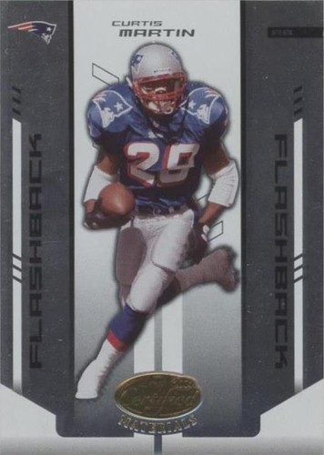 2004 Leaf Certified Materials Curtis Martin #139