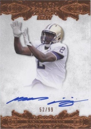 2015 Leaf Ultimate Draft Kasen Williams #BA-KW3