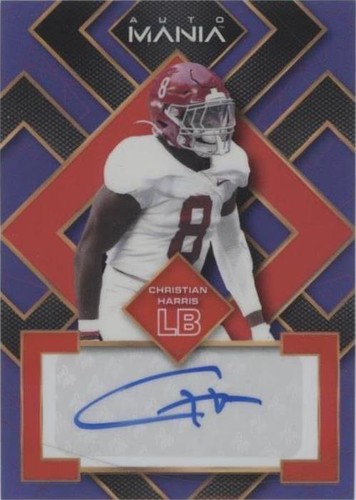 2022 Wild Card Auto Mania Christian Harris #AM-SQ5