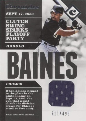 2017 Panini Chronicles - Harold Baines #CS-HB