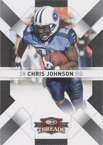 2009 Donruss Threads Chris Johnson #95