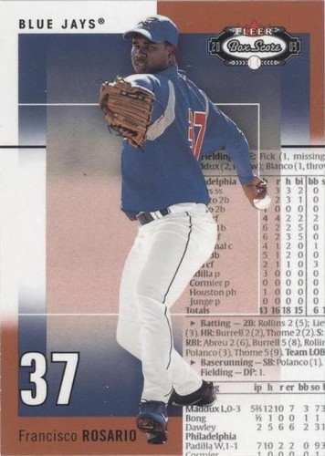 2003 Fleer Box Score - Francisco Rosario #127