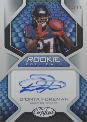 2017 Panini Certified D'onta Foreman #13