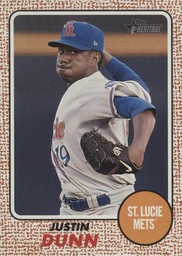 2017 Topps Heritage Minor League Edition - Justin Dunn #29