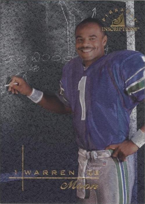 1997 Pinnacle Inscriptions Warren Moon #24