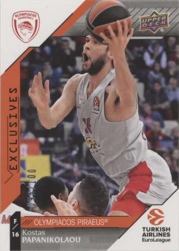 2017-18 Upper Deck Euroleague - Kostas Papanikolaou #47