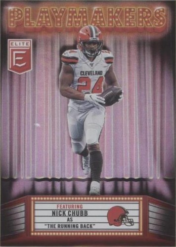 2020 Panini Donruss Elite Nick Chubb #9