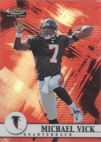 2001 Topps Finest Michael Vick #134