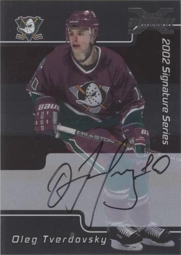 2002-03 In the Game Be A Player Signature Series - Oleg Tverdovsky #148