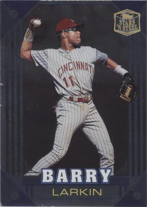 1998 Topps Stars 'n Steel - Barry Larkin #24