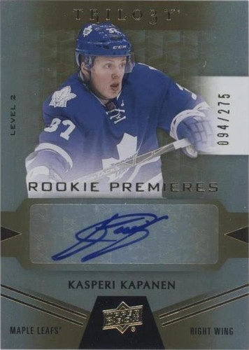 2016-17 Upper Deck Trilogy - Kasperi Kapanen #111