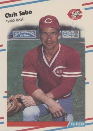 1988 Fleer Update - Chris Sabo #U-87