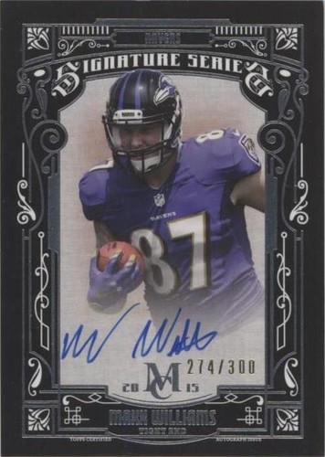 2015 Topps Museum Collection Maxx Williams #SSA-MW