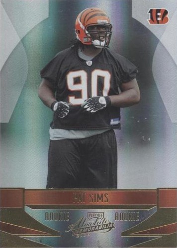 2008 Playoff Absolute Memorabilia Pat Sims #223