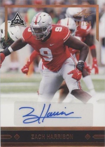 2021 Leaf Memories Zach Harrison #GLR-ZH1