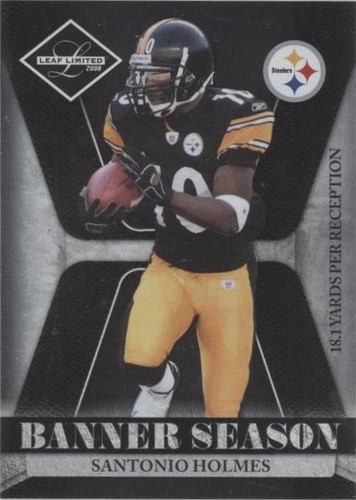 2008 Leaf Limited Santonio Holmes #BSM-16