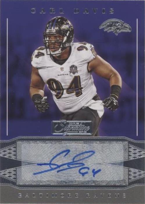 2016 Panini Donruss Signature Series Carl Davis #75