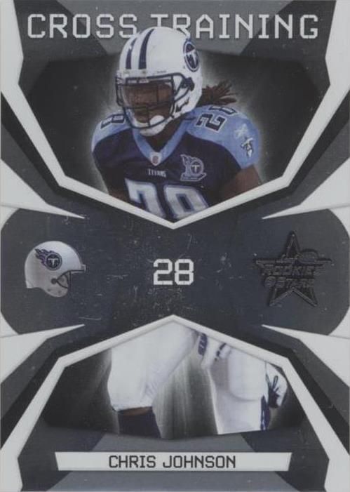 2008 Leaf Rookies & Stars Chris Johnson #CT-4