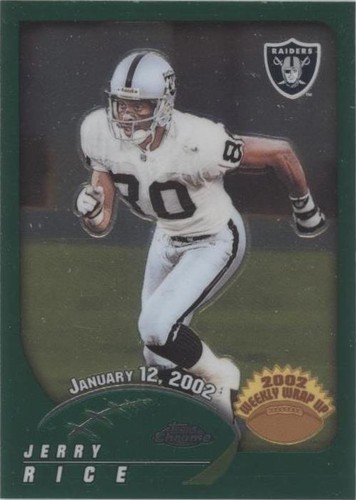 2002 Topps Chrome Jerry Rice #163