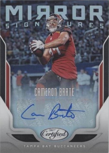 2017 Panini Certified Cameron Brate #MS-BR