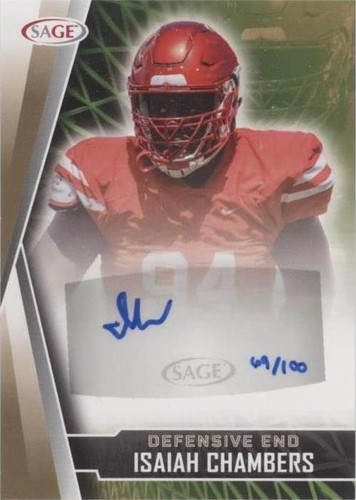 2022 SAGE High Series Isaiah Chambers #A-IC