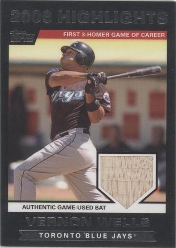 2007 Topps - Vernon Wells #HRVW