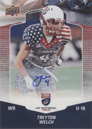 2018 Upper Deck USA Football Treyton Welch #25
