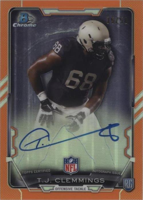 2015 Bowman T.J. Clemmings #RCRA-TJC