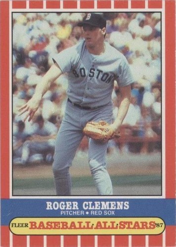 1987 Fleer Baseball All Stars - Roger Clemens #10
