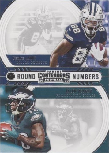 2020 Panini Contenders CeeDee Lamb Jalen Reagor #RN-LR