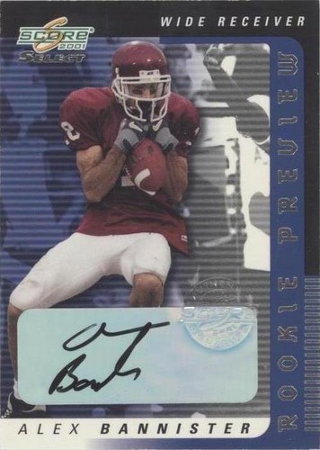 2001 Score Select Alex Bannister #RP-28