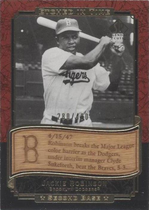2003 SP Legendary Cuts - Jackie Robinson #ET-JR