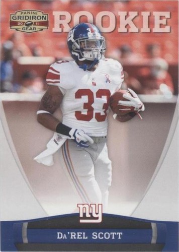 2011 Panini Gridiron Gear Da'Rel Scott #167
