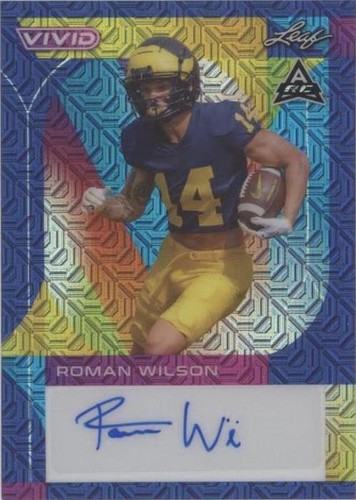 2023 Leaf Vivid Roman Wilson #BA-RW1