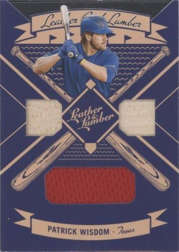 2019 Panini Leather & Lumber - Patrick Wisdom #LLT-PW