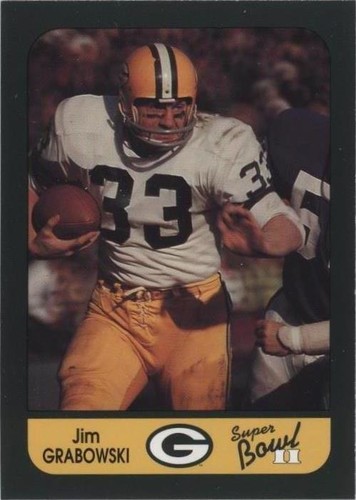 1991 Champion Cards Green Bay Packers Super Bowl II 25th Anniversary Jim Grabowski #23
