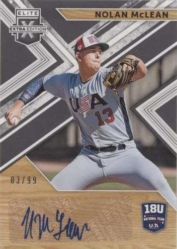 2019 Panini Elite Extra Edition - Nolan Mclean #18U-NM