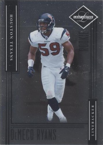 2006 Leaf Limited DeMeco Ryans #180