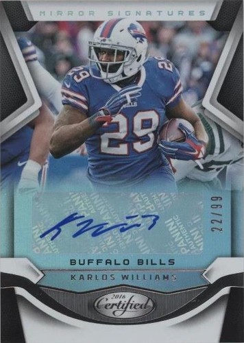 2016 Panini Certified Karlos Williams #M-KWS