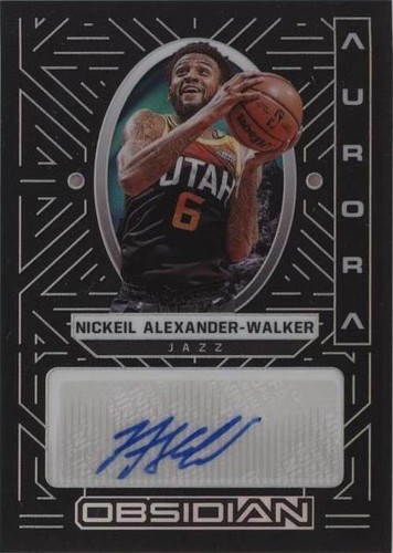 2021-22 Panini Obsidian - Nickeil Alexander-Walker #AUR-NAW