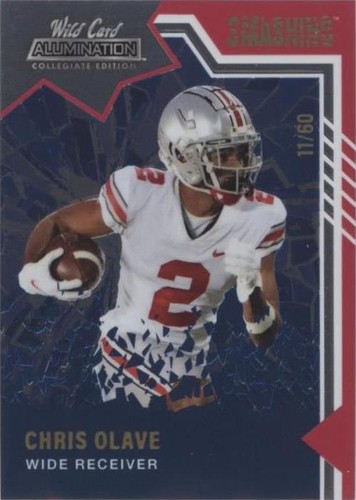2021 Wild Card Alumination NIL Collegiate Edition Chris Olave #ANSM-1